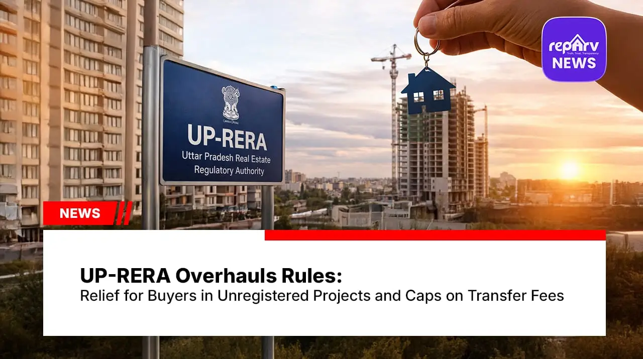 UP-RERA Overhauls Rules: Relief for Buyers in Unregistered Projects and Caps on Transfer Fees